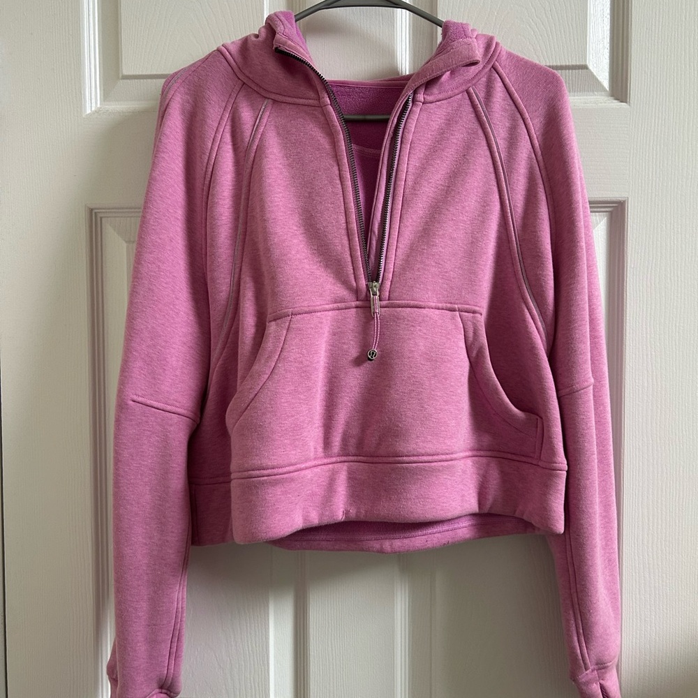 Lululemon Athletica Mauve Half-Zip Hoodie